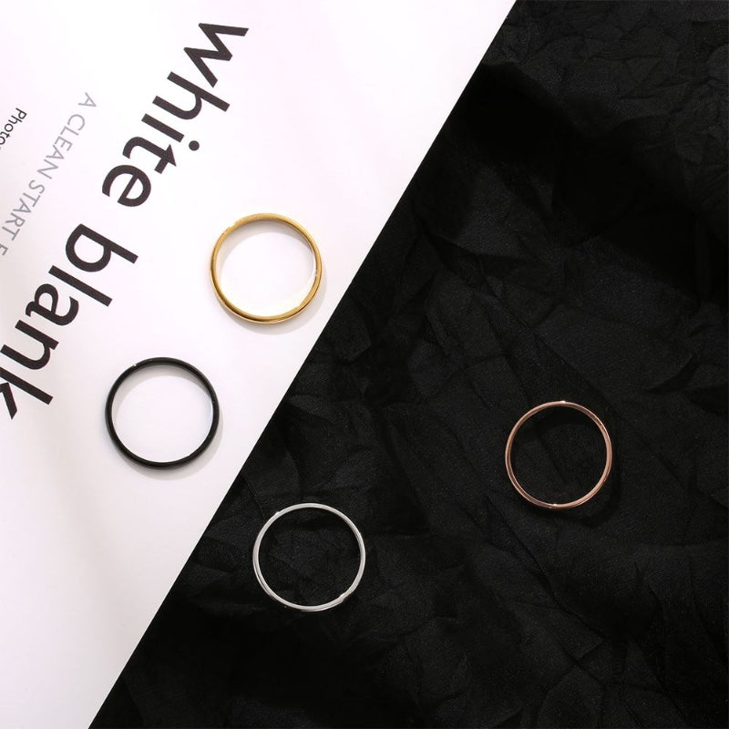 Stackable Rings Women, Thin Silver Ring, Gold Knuckle Ring, Stainless Steel Ring, Simple 2mm Ring, Minimalist Jewelry, Fashion Finger Ring, Layered Stack Rings, Silver Gold Ring Set, Everyday Ring Jewelry, Chic Knuckle Rings, US Size Rings, Dainty Stack Ring, Stylish Finger Jewelry, Trendy Thin Ring, Durable Steel Ring, Elegant Women Rings, Modern Minimal Rings, Classic Stackable Ring, Affordable Fashion Jewelry