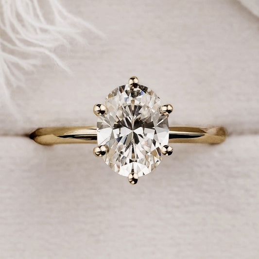 classic solitaire engagement ring