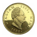 East India Company William Iiii King 1835 One Mohur  Coin