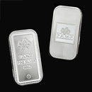 PAMP 1 Ounce Fine Silver Commemorative Bar – Silver Plated Non Magnetic Bullion Coin Collectible Ingot