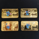 Stitch gold bar, Stitch collectible, cartoon gold bar, mini gold bar replica, gold bar ornament, Stitch gift, children gift, birthday gift, festival gift, cartoon collectible, decorative gold bar, square gold bar, collectible souvenir, desktop decoration, party decoration, cartoon ornament, cute gift idea, themed party decor, gold replica, character collectible
