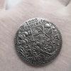 Europe Halloween Nickel Silver Commemorative Coin – Skull Cathedral Souvenir Medal