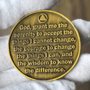 Grateful Coin, Alive Coin, Prayer Coin, Recovery Coin, Medallion Coin, aa coins, aa medallions, na medallions, sobriety chips, aa sobriety coins, sobriety coin, narcotics anonymous medallions, sober chips, aa sobriety medallions,
