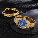 Luxury Full Mens Diamond Watches – AAA CZ Quartz, Waterproof, Hip Hop Style