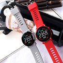 couple digital watch, unisex LED wristwatch, silicone strap watch, matching couple watch, electronic digital watch, reloj pareja, sport LED watch, waterproof LED watch, love gift watch, stylish pair watches, men women unisex watch, LED display clock, fashion silicone watch, couple electronic wristwatch, digital casual watch,