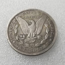 1878 Hobo Nickel Morgan Dollar – Skull Carved  Coin Art