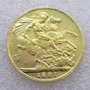 1891 British  Coin - Rare UK Vintage Coin Collectible