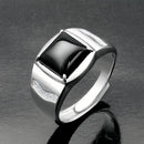 925 Sterling Silver Adjustable Men Ring – Minimalist Fashion Jewelry for Wedding, Party & Gift