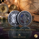 Tree of Life Sun God Commemorative Coin – Ancient Style Queen Elizabeth Nickel Collector Gift Coin