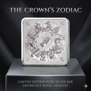 Queen's Beasts 1 Oz Silver Plated Bar – Collectible Square Bullion Replica with Protective Case