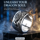 thai silver dragon ring, retro dragon ring, luxury men ring, rotatable dragon ring, silver carved ring, biker jewelry men, vintage silver ring, dragon jewelry, men luxury accessories, thai jewelry ring, punk dragon ring, business style ring, gothic silver ring, adjustable dragon ring, fashion men jewelry, handmade silver ring, retro luxury jewelry, 