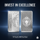 10 oz Scottsdale Vortex Silver Bar, Scottsdale Vortex Silver Replica, Silver Bar 10 oz, Collectible Silver Bar, Silver Bullion Replica, Investment Silver Bar, Rare Silver Bar, Luxury Silver Bar,