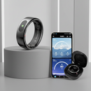 Smart Ring, Smart Ring Health Monitor, Bluetooth Smart Ring, Fitness Smart Ring, Smart Ring Heart Rate Monitor, Smart Ring Sleep Tracker, Waterproof Smart Ring, Smart Ring for Android iOS, Smart Ring Blood Oxygen, Smart Ring Wearable Technology