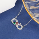 Silver Diamond Infinity Necklace, Infinity Necklace, Infinity Heart Necklace, Gold Infinity Necklace, Infinity Link Chain, Infinity Jewelry, Tiffany Infinity Necklace, Diamond Infinity Necklace, Swarovski Infinity Necklace, Infinity Necklace with Names, Infinity Necklace Silver, 
