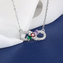 Silver Diamond Infinity Necklace, Infinity Necklace, Infinity Heart Necklace, Gold Infinity Necklace, Infinity Link Chain, Infinity Jewelry, Tiffany Infinity Necklace, Diamond Infinity Necklace, Swarovski Infinity Necklace, Infinity Necklace with Names, Infinity Necklace Silver, 