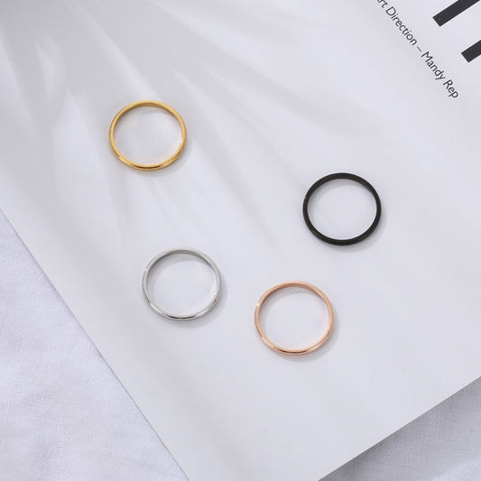 Stackable Rings Women, Thin Silver Ring, Gold Knuckle Ring, Stainless Steel Ring, Simple 2mm Ring, Minimalist Jewelry, Fashion Finger Ring, Layered Stack Rings, Silver Gold Ring Set, Everyday Ring Jewelry, Chic Knuckle Rings, US Size Rings, Dainty Stack Ring, Stylish Finger Jewelry, Trendy Thin Ring, Durable Steel Ring, Elegant Women Rings, Modern Minimal Rings, Classic Stackable Ring, Affordable Fashion Jewelry