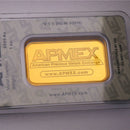 APMEX Gold Plated Bar 1 Ounce Brass Core Sealed