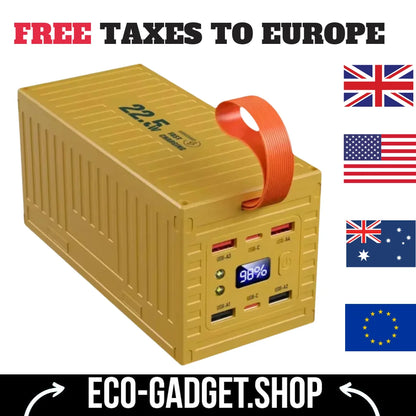 60000mAh Power Bank 22.5W PD QC 3.0 Charger Powerbank Large Battery Capacity Power Station Fast Charging For iPhone Xiaomi