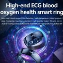 Smart Ring ECG, Heart Rate Monitor Ring, Blood Oxygen Tracker, Body Temperature Ring, Multi-Sport Smart Ring, 3ATM Waterproof Ring, Health Monitoring Ring, Fitness Smart Ring, Wearable ECG Ring, 2025 Smart Ring