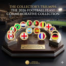 12PCS - 2026 Soccer Commemorative Coins Collection Box – Football Fan Souvenir Gift Set