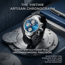 men's quartz watch, six hand watch, multifunction wristwatch, gradient color watch, Y2K men's watch, unique men's watch, twisted case watch, fashion wristwatch, modern quartz watch, creative watch, analog men's watch, stylish wristwatch, trendy men's accessories, casual watch, luxury fashion watch