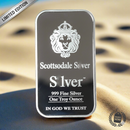 Scottsdale, Silver, Fine, Silver, Bar, Bullion,