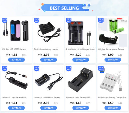 Universal USB Battery Charger for AA/AAA Rechargeable Batteries