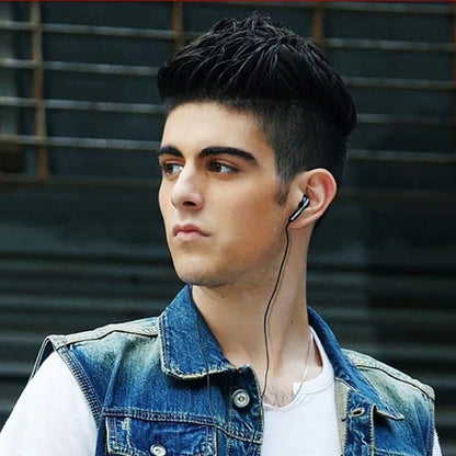 Original Stereo Bass Earphones | Flat-Head In-Ear Headset for MP3
