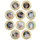 10Pcs Di-ana Princess of Wales  Coins Set In Gift Box Challenge Coins