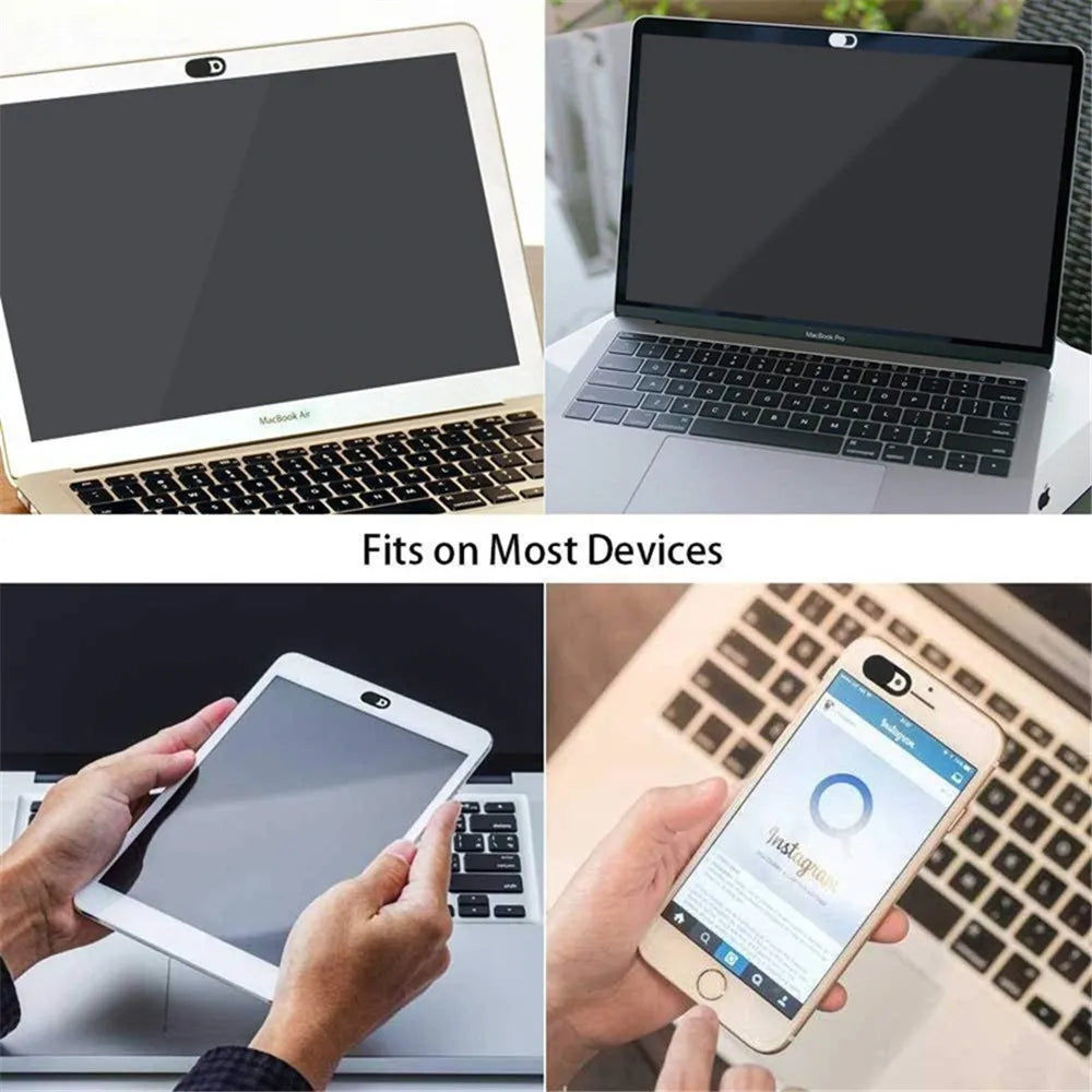 Sliding Webcam Cover for Laptop, Phone & iPad - Privacy Sticker for Camera Protection