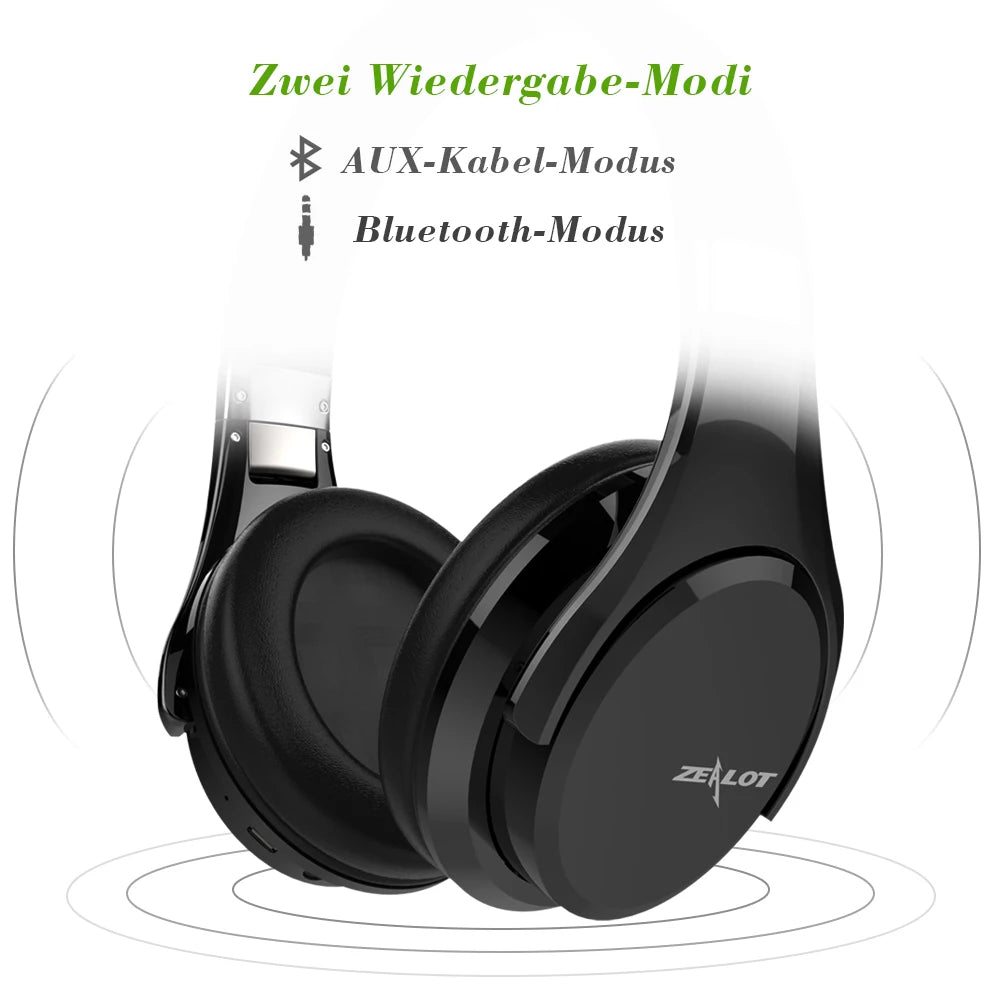 B21 Deep Bass Portable Touch Control Wireless Bluetooth Over-ear Headphones with Built-in Mic for Phone 6 6s 7/7 Plus
