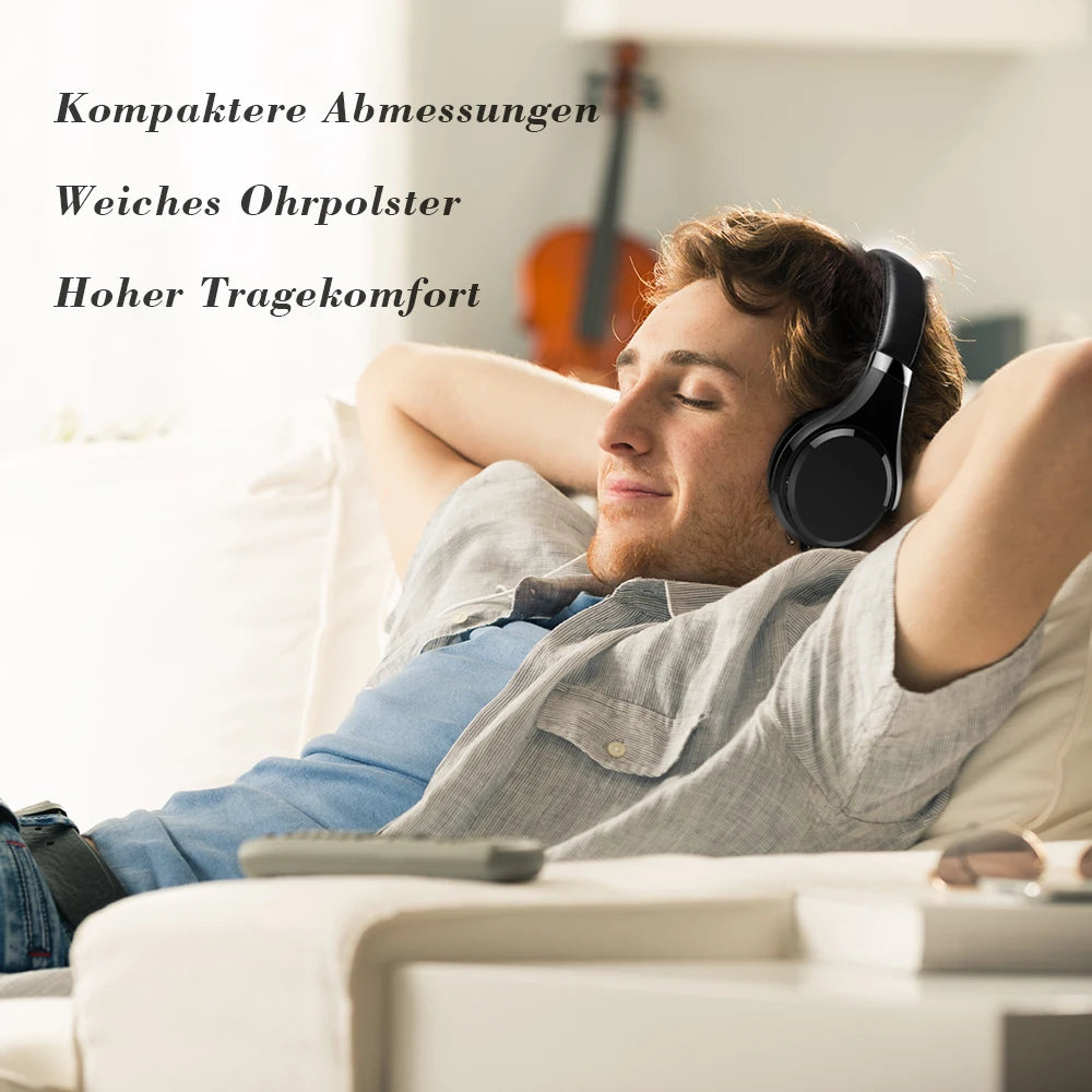 B21 Deep Bass Portable Touch Control Wireless Bluetooth Over-ear Headphones with Built-in Mic for Phone 6 6s 7/7 Plus