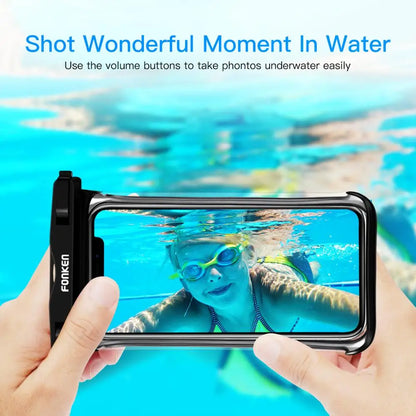 Transparent Waterproof Phone Case – Underwater Dry Bag & Swimming Pouch for Big Phones