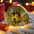 '-Plated Bitcoin Coin – 24K Shine