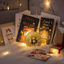 '-Plated Bitcoin Coin – 24K Shine