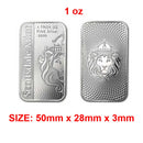  Silver Bar Collection, Replica Silver Bullion, Precious Metals Silver Bar, Silver Collector’s Bar, Silver Gift Bar, Commemorative Silver Bar, High-Quality Silver Bar, 
