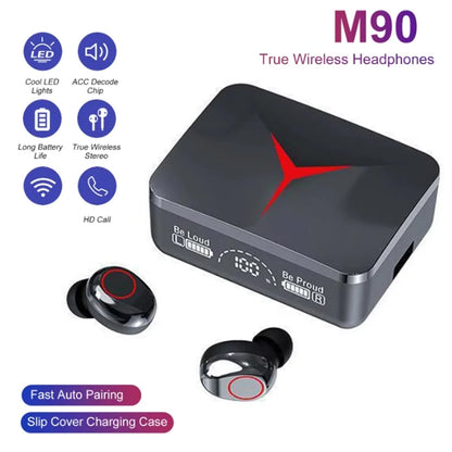 Original TWS M90 Wireless Headphones Gaming Earphone Bluetooth Earphones Sport Earbuds Music Headset