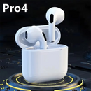 Pro4 TWS Bluetooth Earphones 9D Stereo Wireless Headphones InEar HiFi Earbuds HandsFree Headset With Microphone