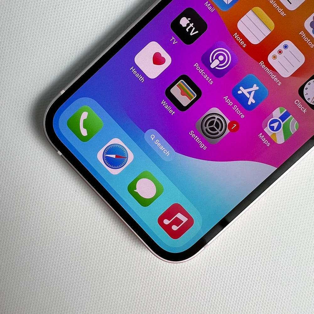 Original For iPhone 13 - 128GB/256GB/512GB, 5G LTE, Face ID, NFC, A15 Bionic Hexa-Core, 6.1'' Display, Dual 12MP Cameras, iOS Smartphone