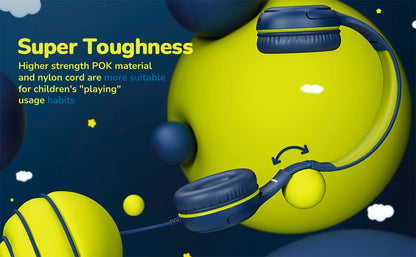 AT2 Gaming Headset: 3.5mm Surround Sound, Mic & Memory Earmuffs for PC, Laptop, & Kids