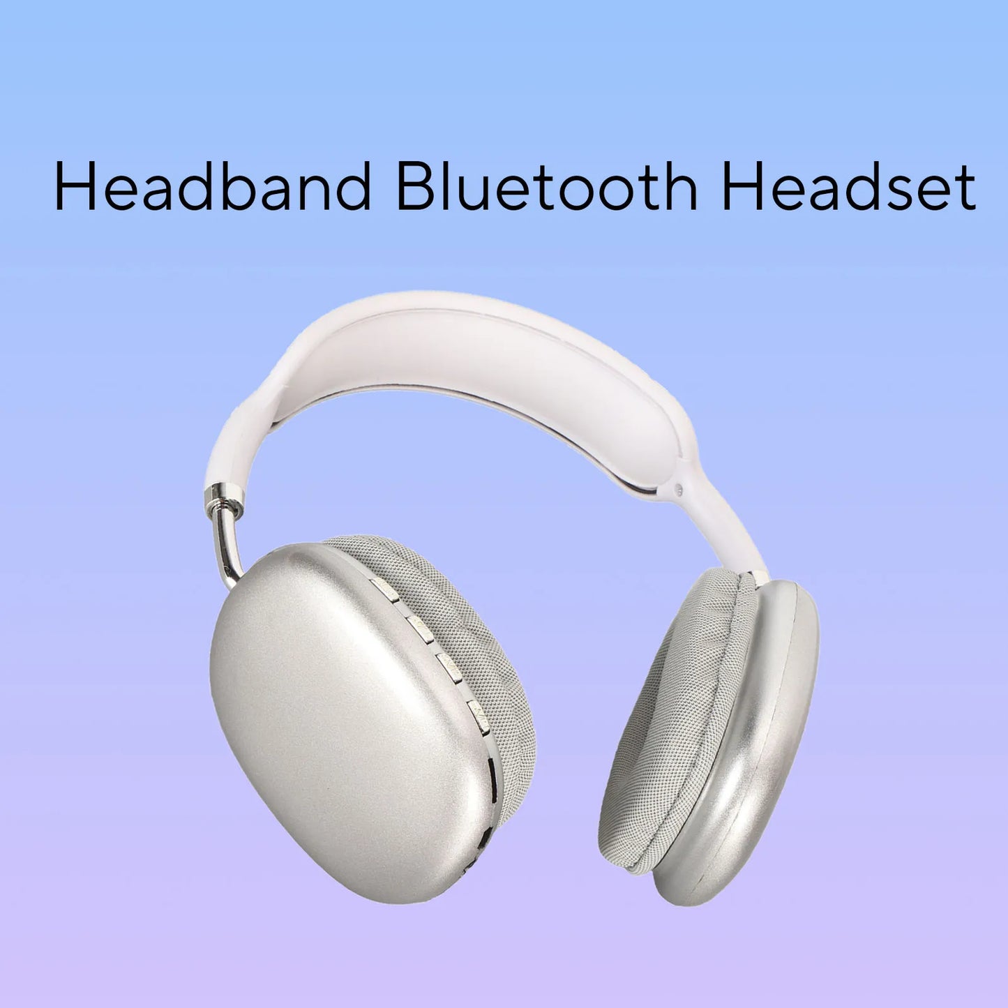 Bluetooth Headphone HiFi Deep Bass Built in Mic Support Memory Card Wireless Headset