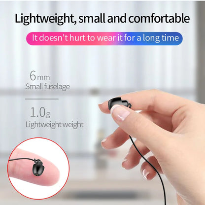 1 Pair Sleep Earphones – Noise-Cancelling In-Ear Wired Headset for MP3 & Mobile