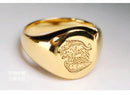 Kingsman Secret Service Ring – Custom S925 Brass Signet, Gold & Silver Cosplay Jewelry