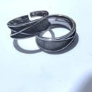 Black Retro Ring: Punk Gothic Handmade Unisex Jewelry Gift
