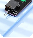 10000mAh Cute and compact portable power bank, 22.5W super fast charging, built-in cable, suitable for Phone