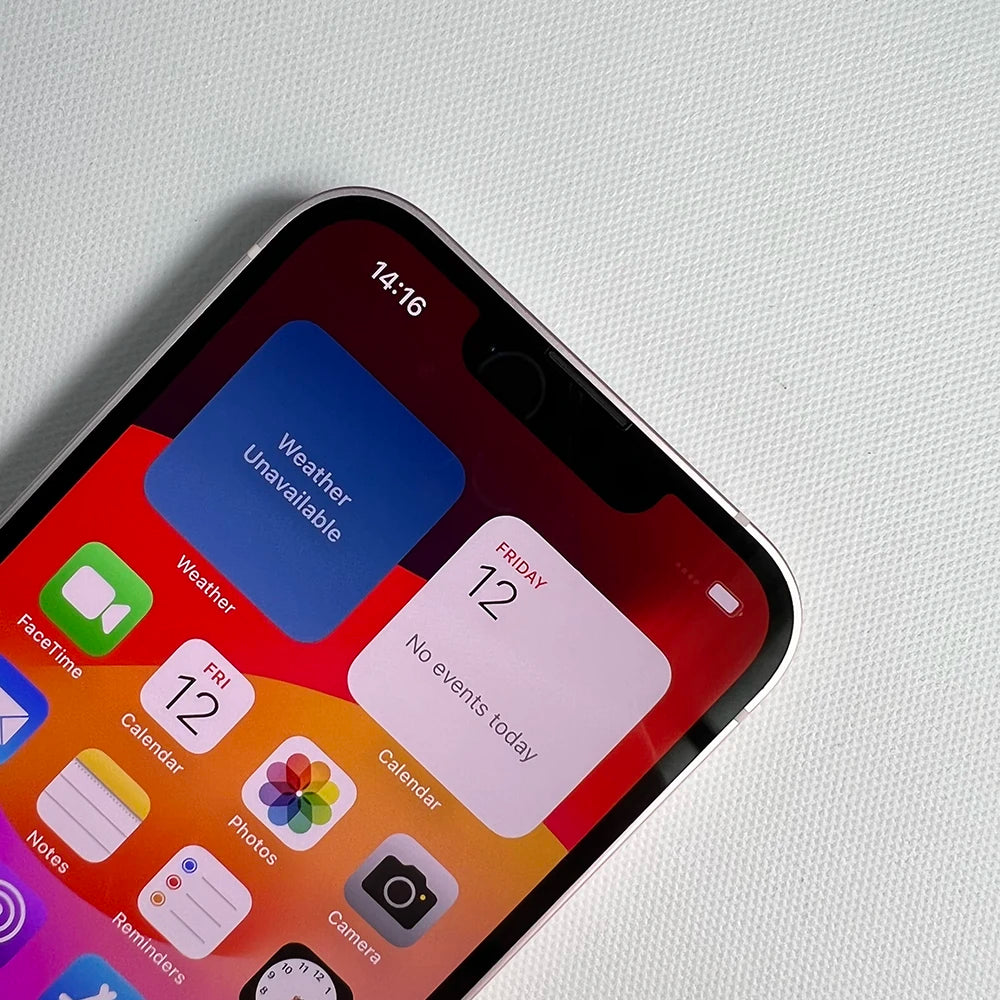 Original For iPhone 13 - 128GB/256GB/512GB, 5G LTE, Face ID, NFC, A15 Bionic Hexa-Core, 6.1'' Display, Dual 12MP Cameras, iOS Smartphone