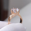 Classic Solitaire Engagement Ring – Timeless Replica Style