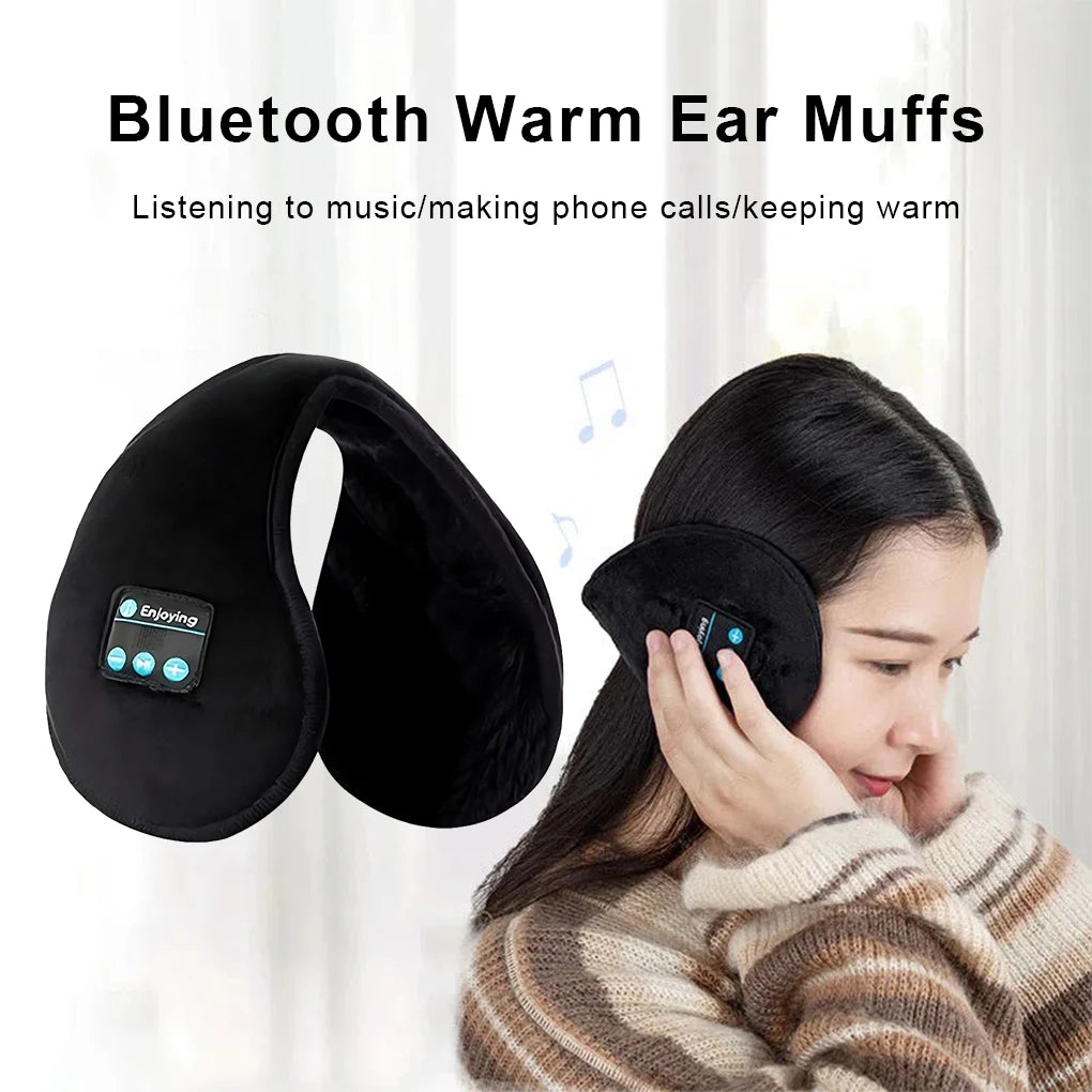 Wireless Headband Headphones Muffs Earphone Warmer Earmuffs Bluetooth Ear Warmer