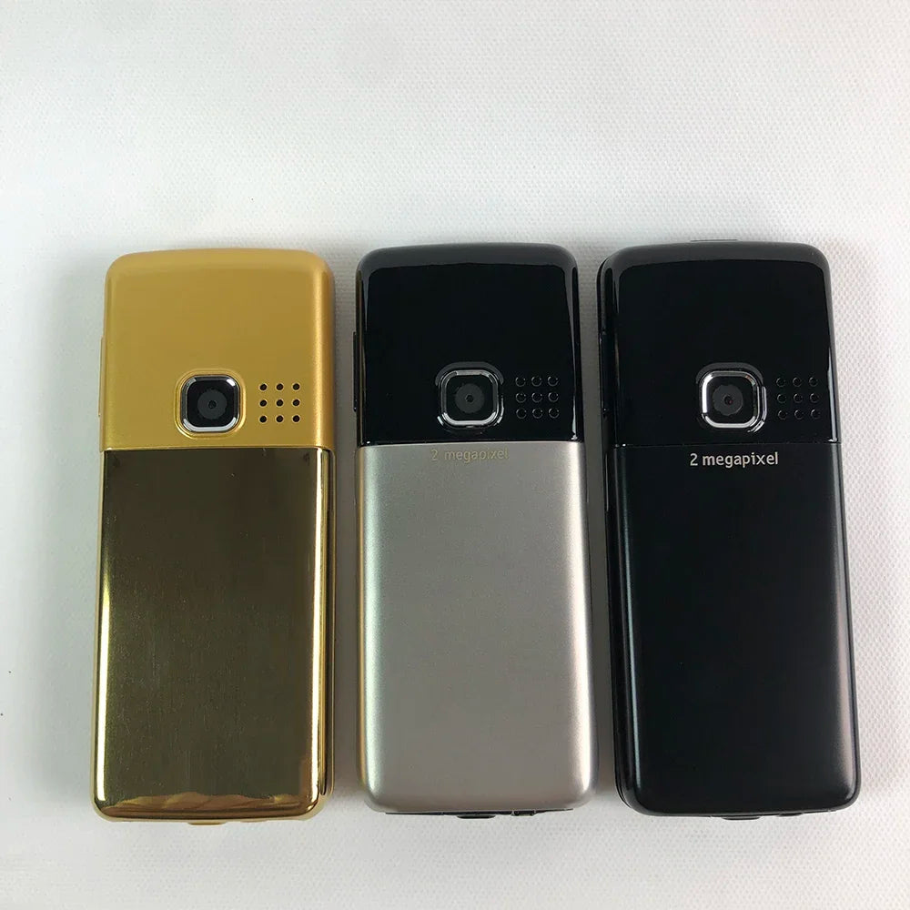 Original No-kia 6300 G.S.M 2G Mobile Phone - Classic 2007 Keyboard, Bluetooth, Used Cell Phone