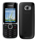 هاتف جوال NO-kia C2 C2-01 GSM - هاتف محمول مفتوح الشبكة يدعم 2G/3G، مزود بلوحة مفاتيح مع زر الشعار، هاتف مستعمل